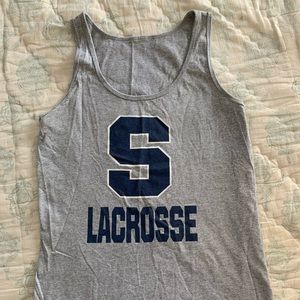 Gray Syracuse lacrosse tank